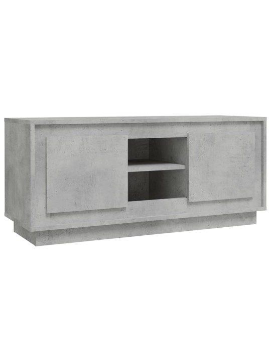 Televizoriaus spintelė, betono pilka, 102x35x45cm, mediena