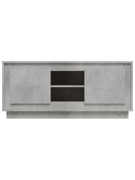 Televizoriaus spintelė, betono pilka, 102x35x45cm, mediena
