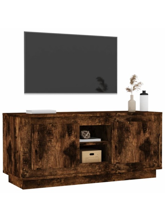 Televizoriaus spintelė, dūminio ąžuolo, 102x35x45cm, mediena