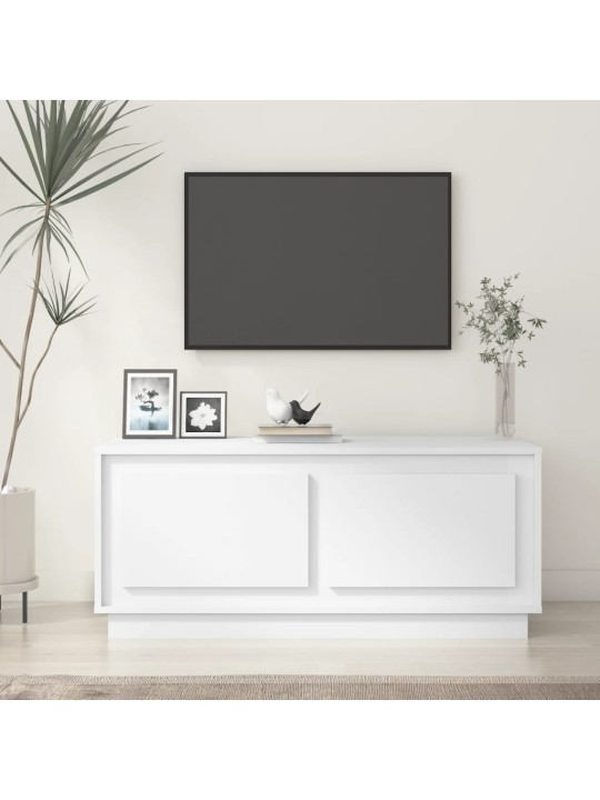 Kavos staliukas, baltos spalvos, 102x50x44cm, apdirbta mediena