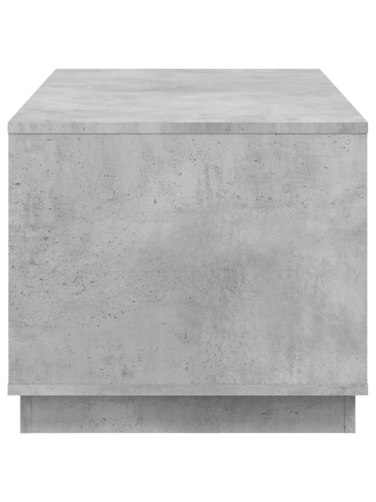 Kavos staliukas, betono pilkas, 102x50x44cm, apdirbta mediena
