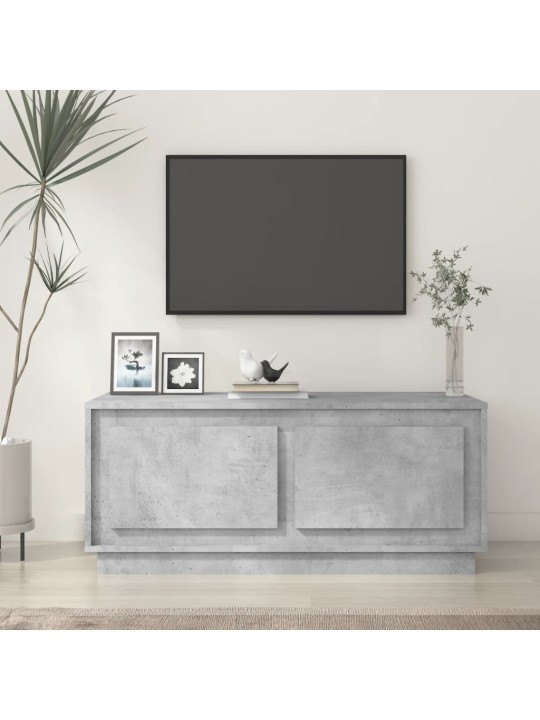 Kavos staliukas, betono pilkas, 102x50x44cm, apdirbta mediena