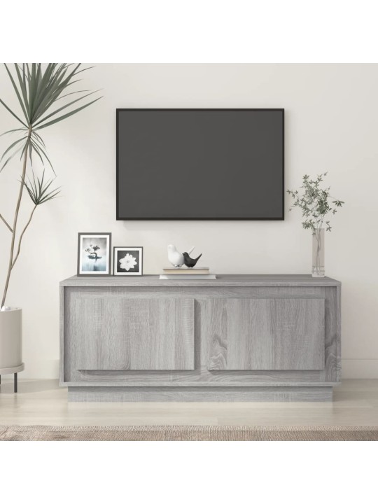 Kavos staliukas, pilkas ąžuolo, 102x50x44cm, apdirbta mediena
