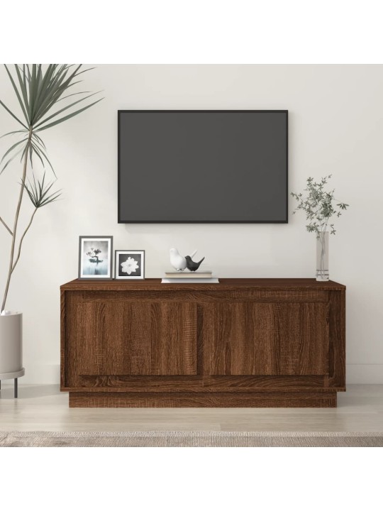 Kavos staliukas, rudas ąžuolo, 102x50x44cm, apdirbta mediena