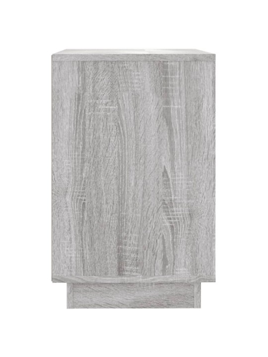 Šoninė spintelė, pilka ąžuolo, 102x35x60cm, apdirbta mediena