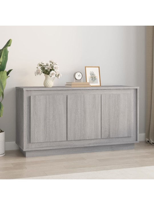 Šoninė spintelė, pilka ąžuolo, 102x35x55cm, apdirbta mediena