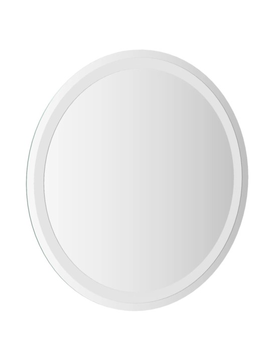 Vonios kambario veidrodis su LED, 60cm, apskritas