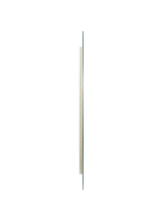 Vonios kambario veidrodis su LED, 60cm, apskritas