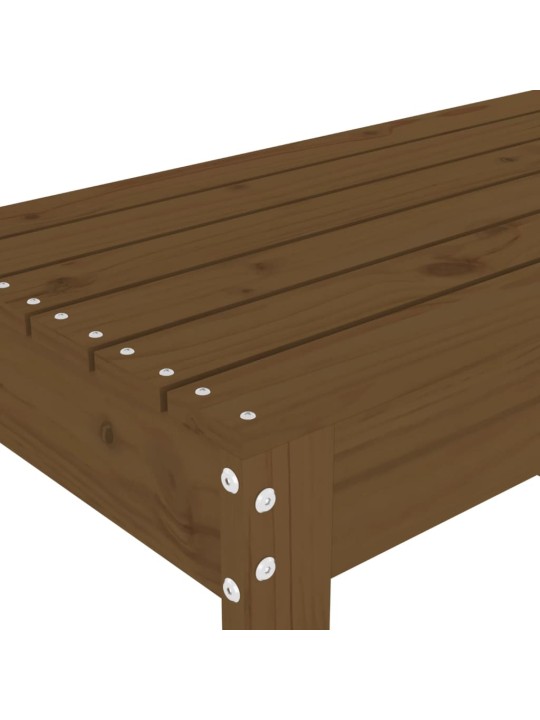 Sodo suoliukas, medaus rudas, 80x38x45cm, pušies masyvas