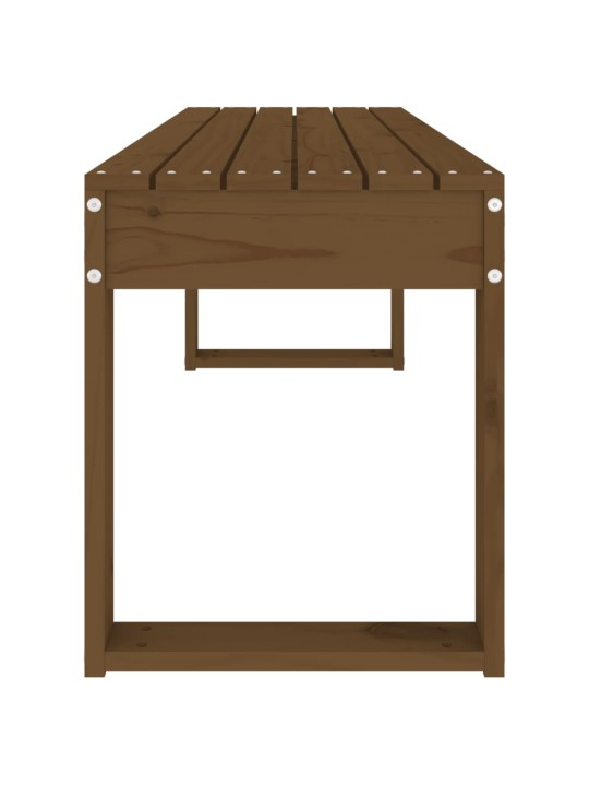 Sodo suoliukas, medaus rudas, 110x38x45cm, pušies masyvas