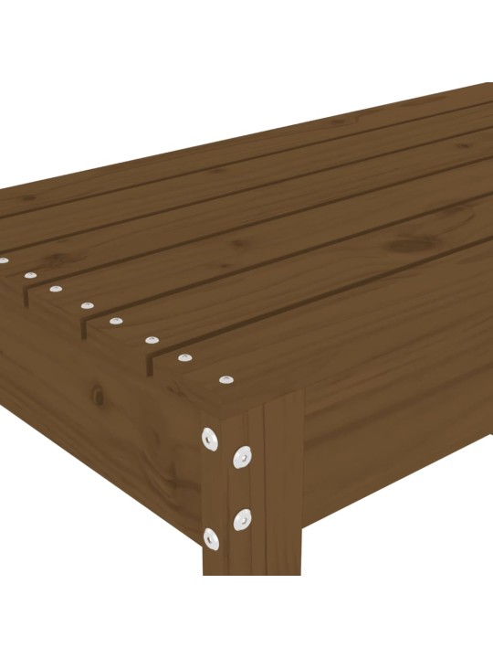 Sodo suoliukas, medaus rudas, 110x38x45cm, pušies masyvas
