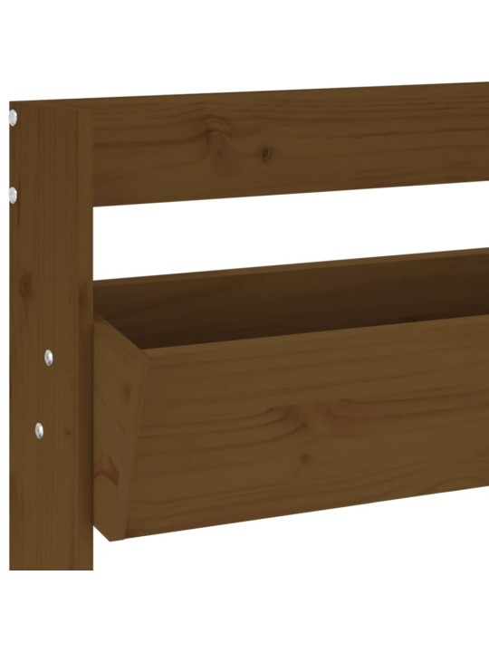 Sieninis lovelis, 3 aukštų, medaus rudas, 60x18,5x110cm, pušis