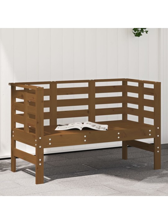 Sodo suoliukas, medaus rudas, 111,5x53x71cm, pušies masyvas