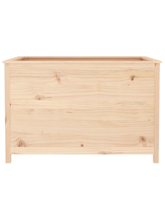 Aukštas sodo lovelis, 119,5x82,5x78cm, pušies medienos masyvas