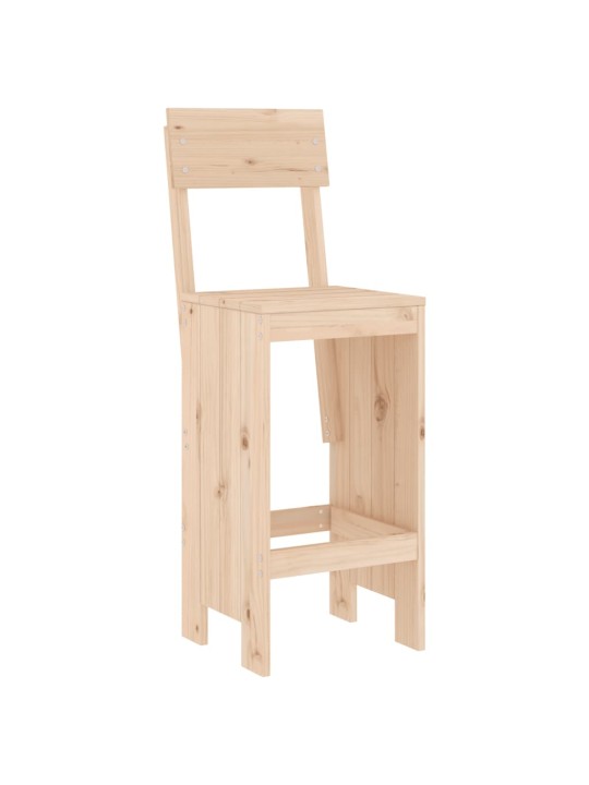 Baro taburetės, 2vnt., 40x48,5x115,5cm, pušies medienos masyvas
