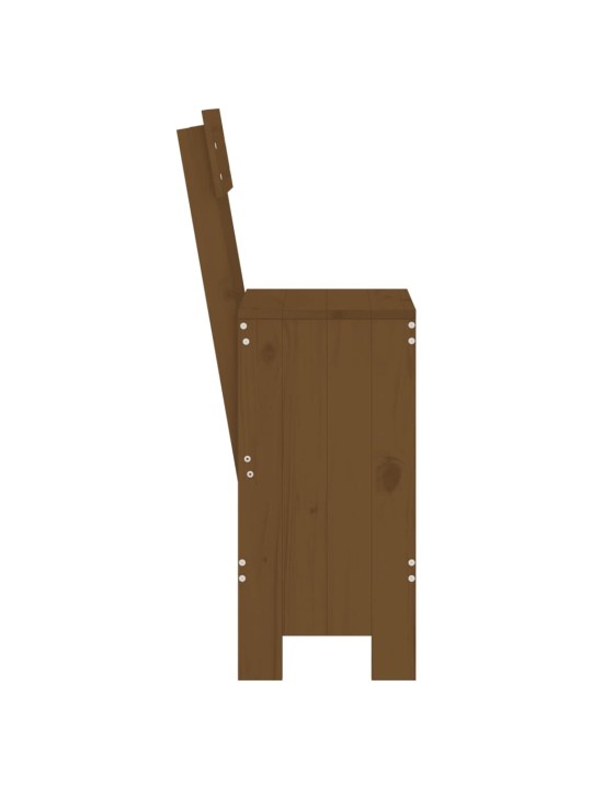 Baro taburetės, 2vnt., medaus rudos, 40x48,5x115,5cm, pušis