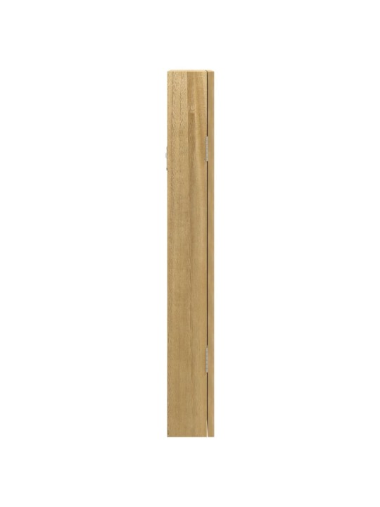 Veidrodinė papuošalų spintelė, 30x8,5x67cm, sieninė