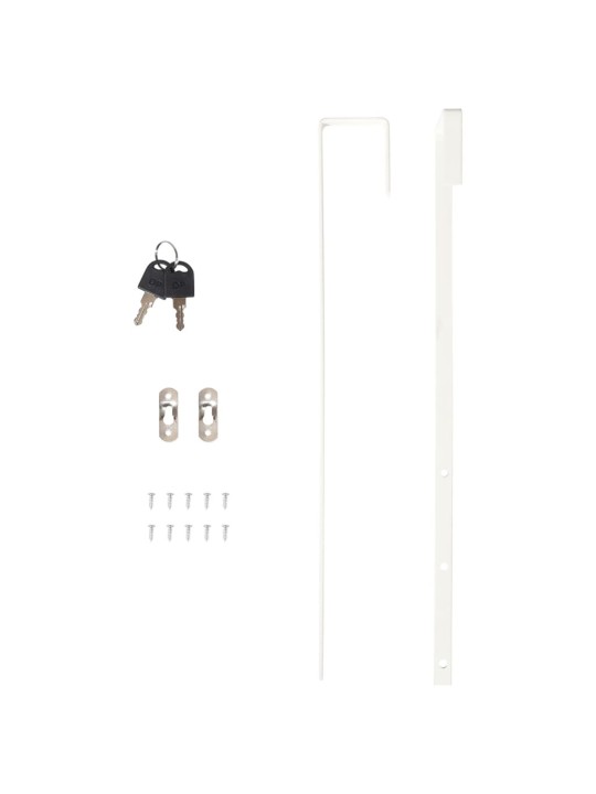 Veidrodinė papuošalų spintelė, 30x8,5x67cm, sieninė