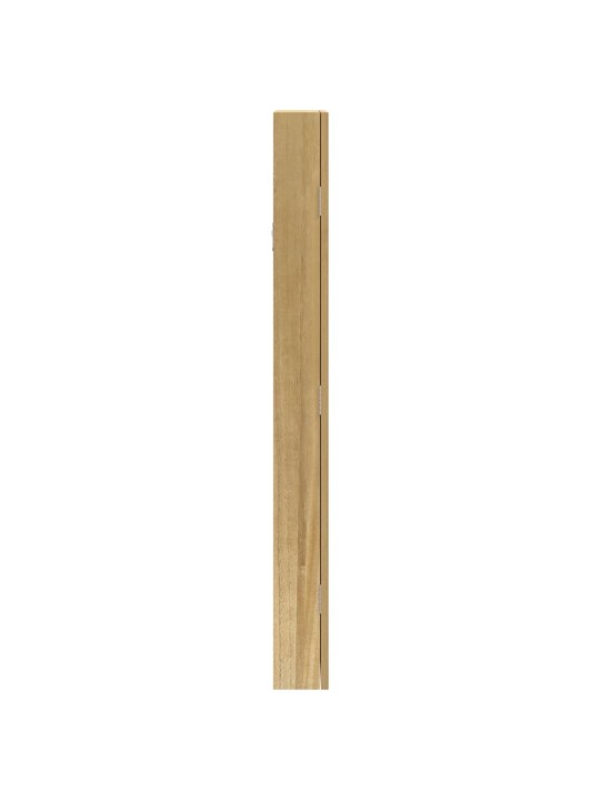Veidrodinė papuošalų spintelė, 30x8,5x90 cm, sieninė