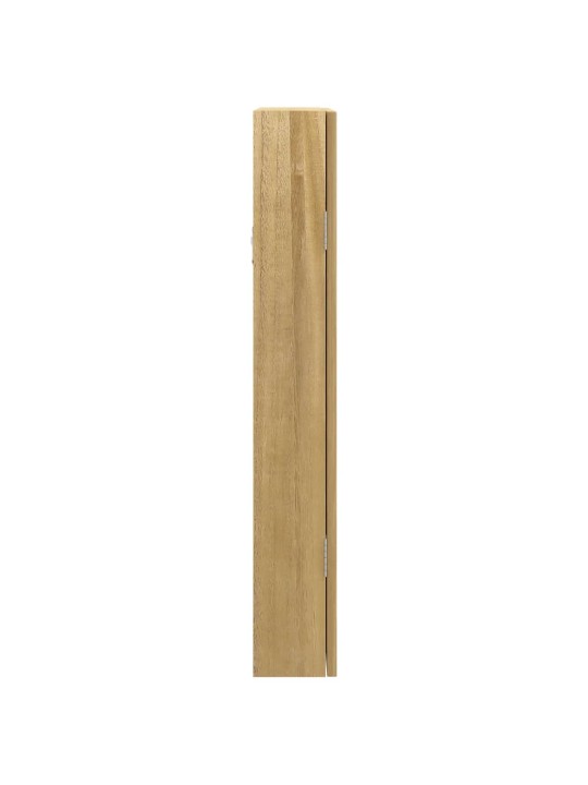 Veidrodinė papuošalų spintelė, 37,5x10x67cm, sieninė