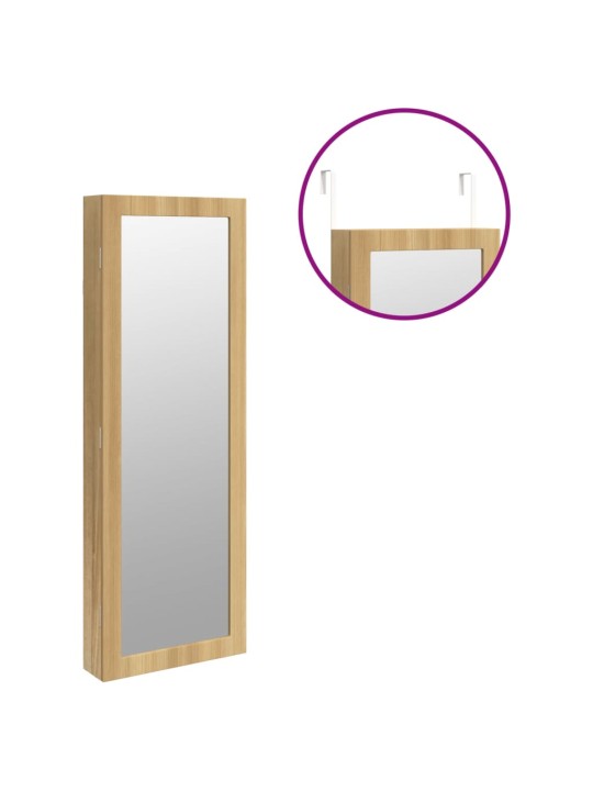 Veidrodinė papuošalų spintelė su LED apšvietimu