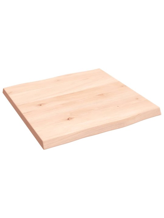 Stalviršis, 40x40x2cm, ąžuolo medienos masyvas, su gyvu kraštu