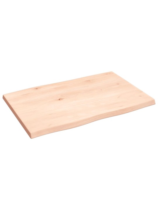 Stalviršis, 60x40x2cm, ąžuolo medienos masyvas, su gyvu kraštu