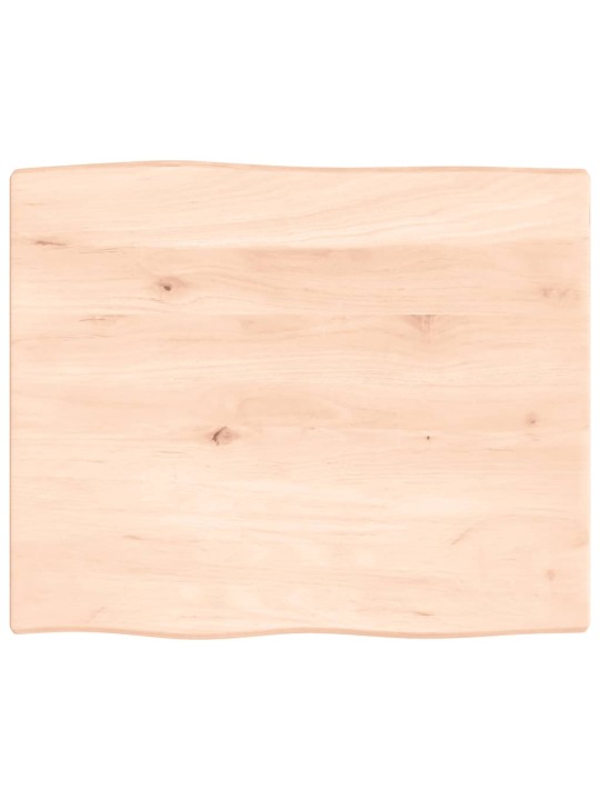 Stalviršis, 60x50x2cm, ąžuolo medienos masyvas, su gyvu kraštu