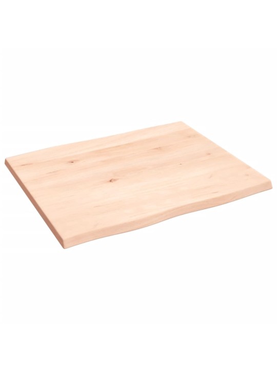 Stalviršis, 60x50x2cm, ąžuolo medienos masyvas, su gyvu kraštu