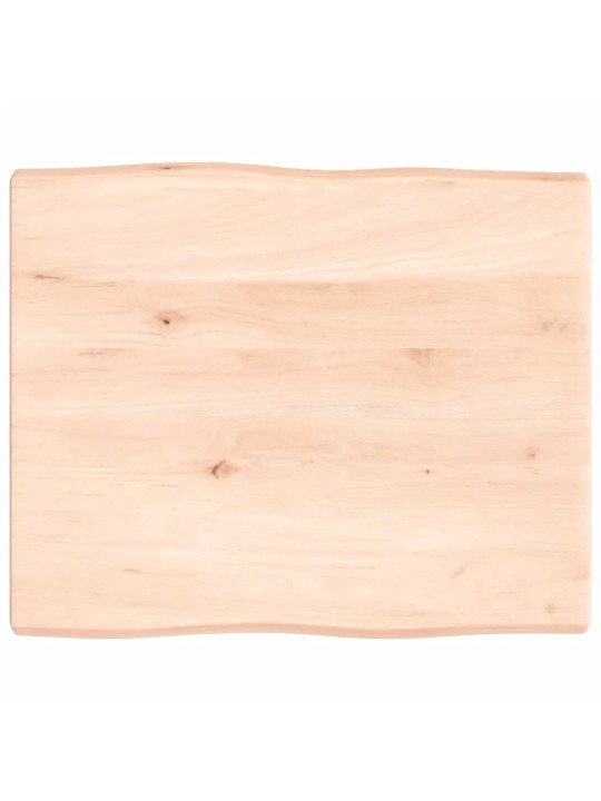 Stalviršis, 60x50x4 cm, ąžuolo medienos masyvas, su gyvu kraštu