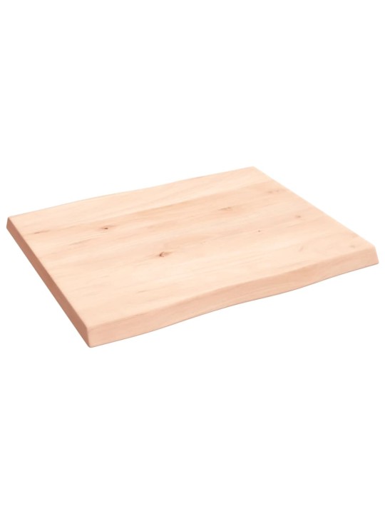 Stalviršis, 60x50x4 cm, ąžuolo medienos masyvas, su gyvu kraštu