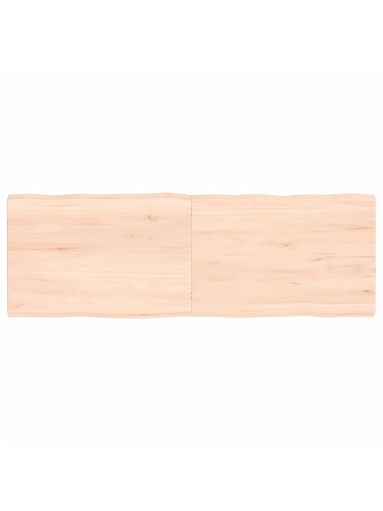 Stalviršis, 120x40x(2–4)cm, medienos masyvas, su gyvu kraštu