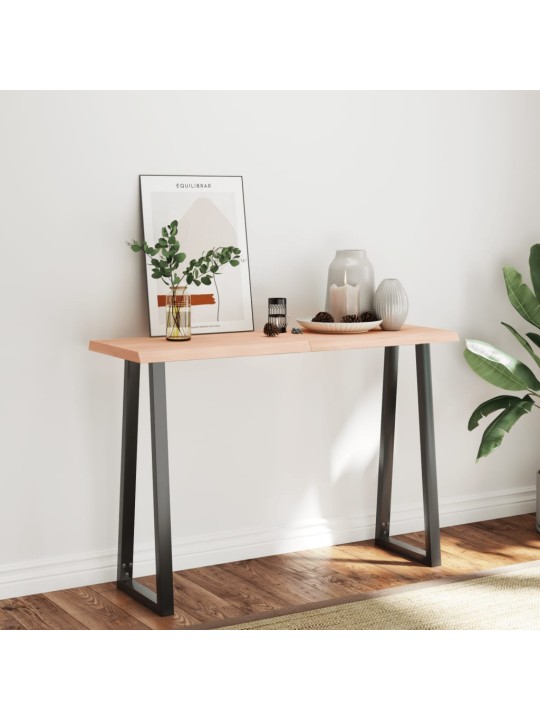 Stalviršis, 120x40x(2–4)cm, medienos masyvas, su gyvu kraštu