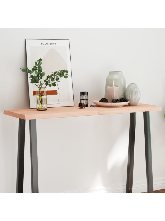 Stalviršis, 120x40x(2–4)cm, medienos masyvas, su gyvu kraštu