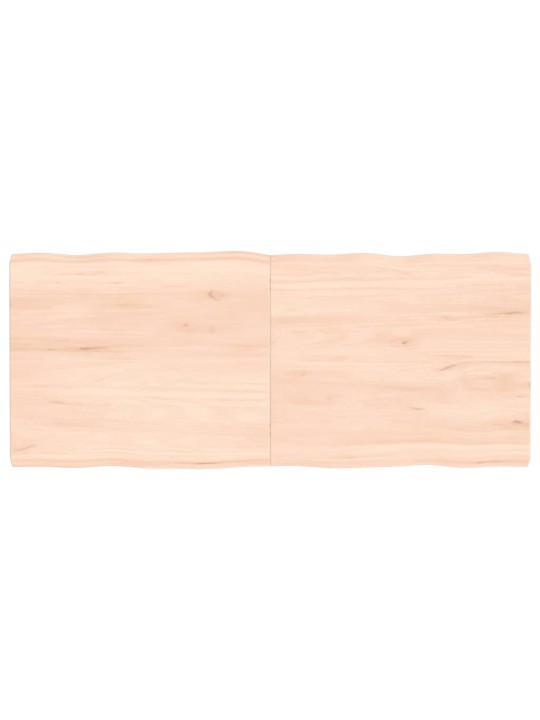 Stalviršis, 120x50x4cm, ąžuolo medienos masyvas, su gyvu kraštu