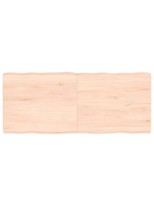 Stalviršis, 120x50x(2–6)cm, medienos masyvas, su gyvu kraštu