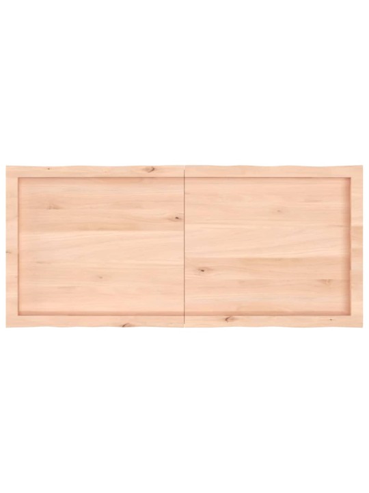 Stalviršis, 120x50x(2–6)cm, medienos masyvas, su gyvu kraštu