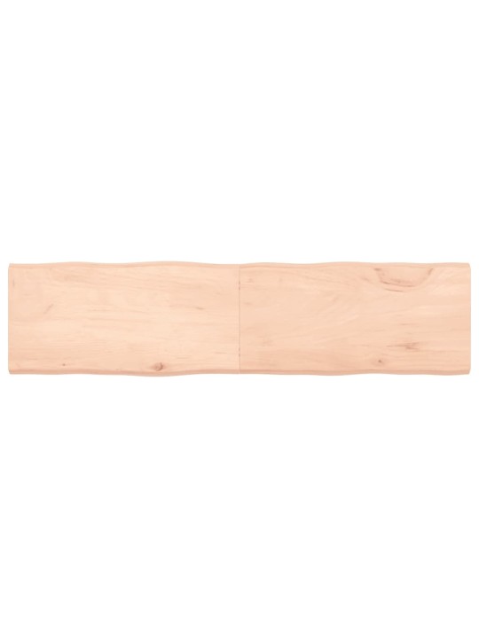 Stalviršis, 160x40x(2–4)cm, medienos masyvas, su gyvu kraštu
