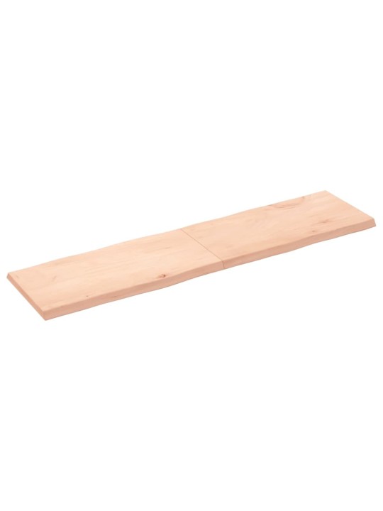 Stalviršis, 160x40x(2–4)cm, medienos masyvas, su gyvu kraštu