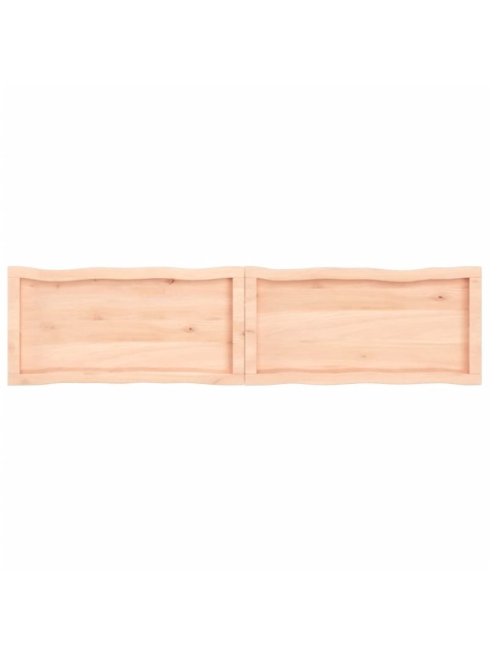 Stalviršis, 160x40x(2–4)cm, medienos masyvas, su gyvu kraštu
