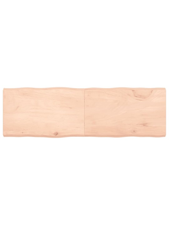 Stalviršis, 160x50x(2–6)cm, medienos masyvas, su gyvu kraštu