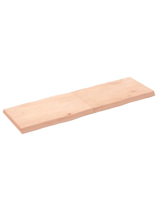 Stalviršis, 160x50x(2–6)cm, medienos masyvas, su gyvu kraštu