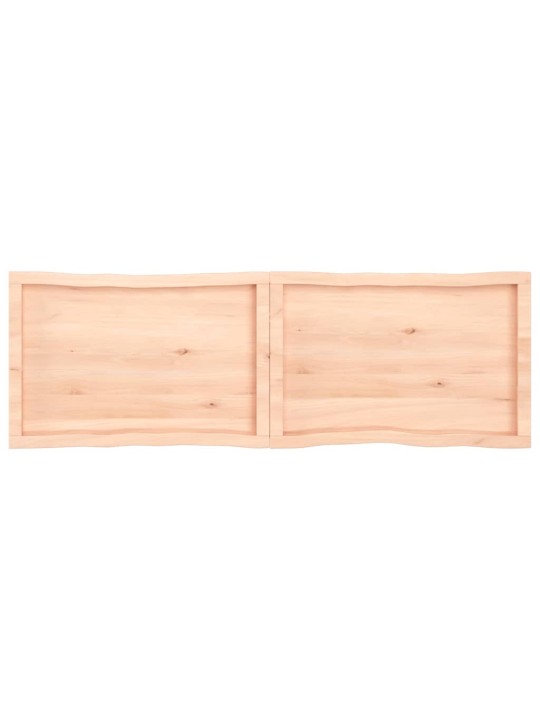 Stalviršis, 160x50x(2–6)cm, medienos masyvas, su gyvu kraštu