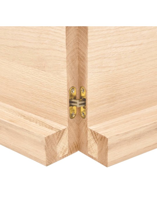 Stalviršis, 160x50x(2–6)cm, medienos masyvas, su gyvu kraštu