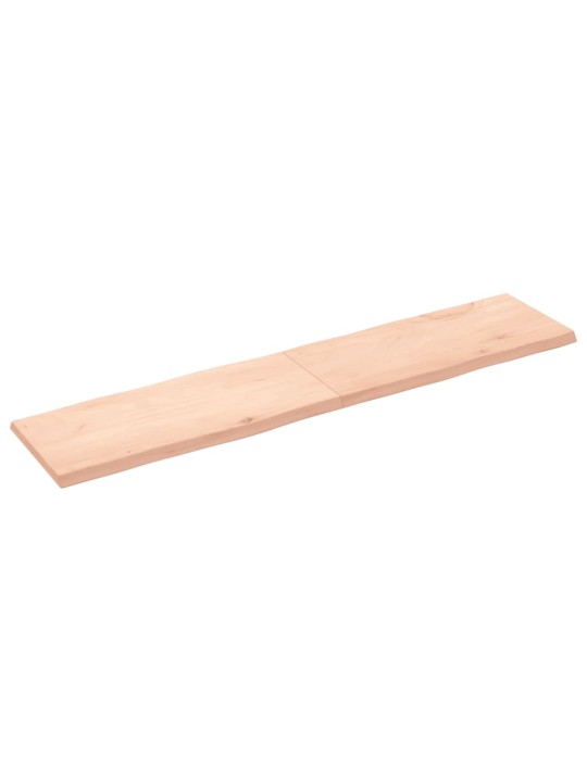 Stalviršis, 180x40x(2-4) cm, medienos masyvas, su gyvu kraštu