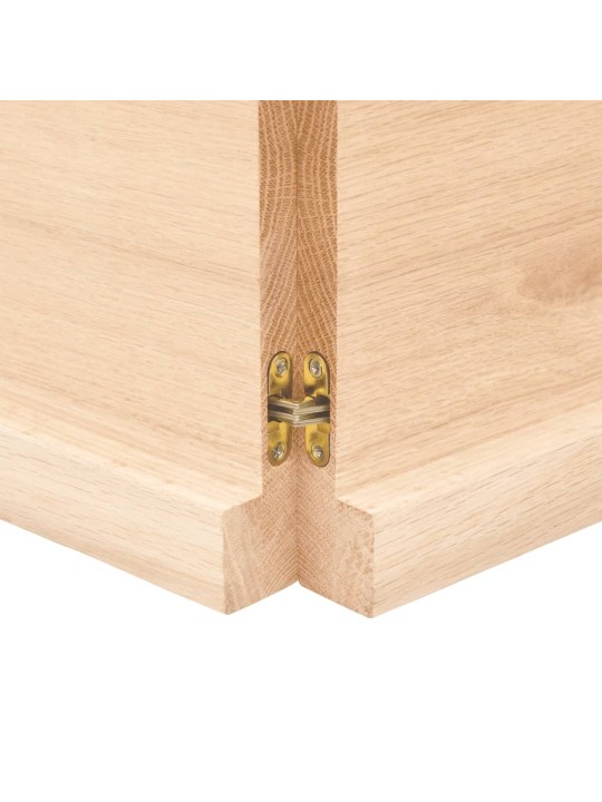Stalviršis, 220x60x(2-4)cm, medienos masyvas, su gyvu kraštu
