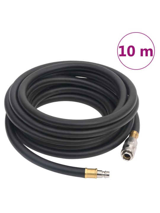 Hibridinė oro žarna, juodos spalvos, 0,6", 10m, guma ir PVC