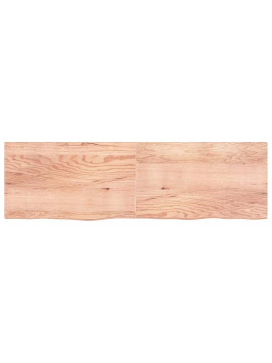 Vonios kambario stalviršis, šviesiai rudas, 200x60x4cm, mediena