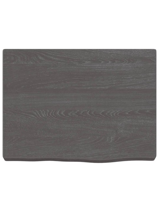Vonios kambario stalviršis, pilkas, 40x30x(2-4) cm, mediena