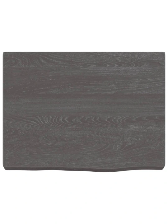 Vonios kambario stalviršis, pilkas, 40x30x(2-4) cm, mediena